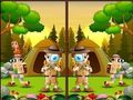 Spiel Finde 5 Unterschiede Camping  Online