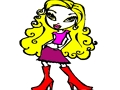 Spiel Einfache Bratz-Färbung  Online