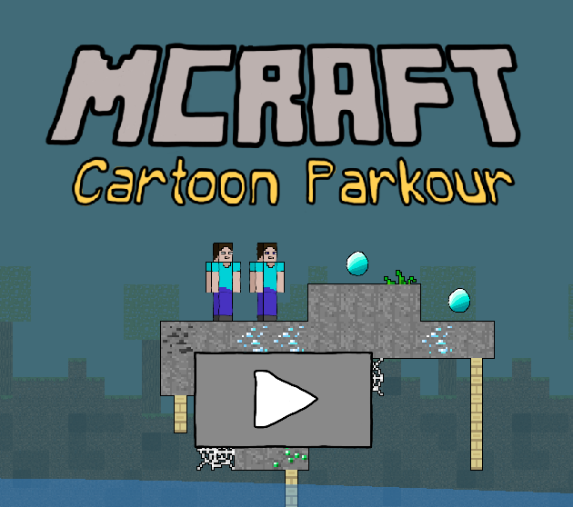 Spiel Mcraft Cartoon-Parkour  Online