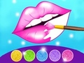 Spiel Glitzer-Lippen-Färbespiel  Online