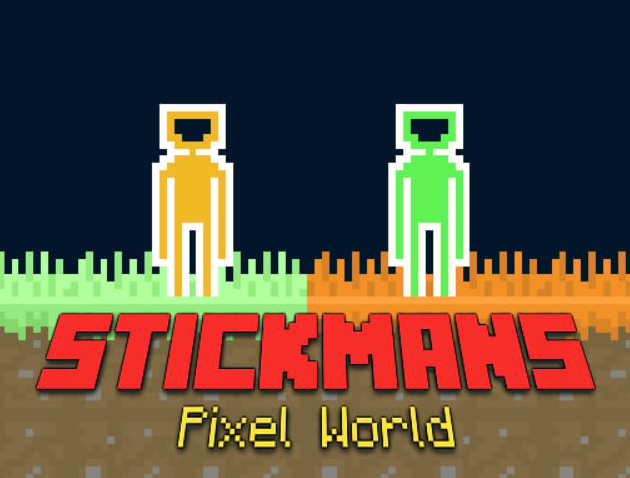 Spiel Stickmans Pixelwelt  Online