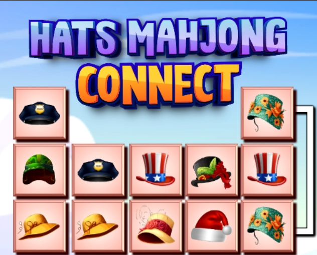 Spiel Hüte Mahjong Connect  Online