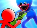Spiel Strichmännchen gegen Huggy Wuggy  Online