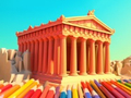 Spiel Malbuch: Parthenon-Tempel  Online