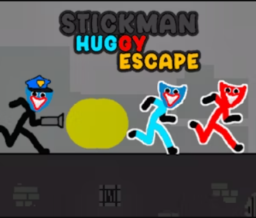 Spiel Strichmännchen-Huggy-Flucht  Online