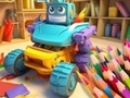 Spiel Malbuch: Transformierender Autoroboter  Online