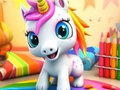 Spiel Malbuch: Einhorn  Online
