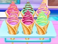 Spiel Machen Sie Waffel-Kekse mit Eistüten  Online