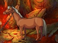 Spiel Rette das Pferd aus dem roten Dschungel  Online