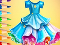 Spiel Malbuch: Kleid  Online