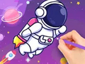 Spiel Malbuch: Astronaut  Online