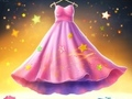 Spiel Malbuch: Prinzessinnenkleid  Online