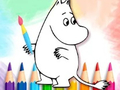 Spiel Malbuch: Mumins  Online