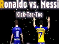 Spiel Messi gegen Ronaldo Kick Tac Toe  Online