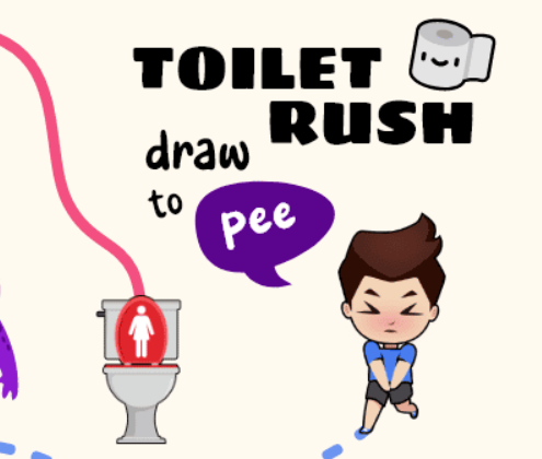 Spiel Toilettenrausch: Zum Pinkeln ziehen  Online