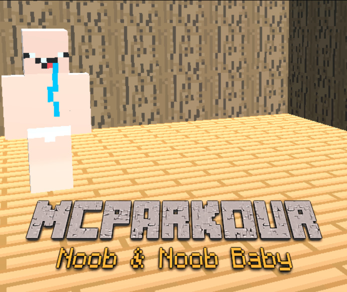 Spiel MC Parkour Noob und Noob Baby Online