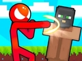 Spiel Stickman vs Villager: Rette das Mädchen  Online