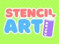 Spiel Schablonen-Kunstfarbe  Online