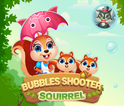 Spiel Bubbles Shooter Eichhörnchen  Online