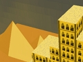 Spiel Stapeln von Wüstengebäuden  Online