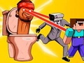 Spiel Skibidi-Toilette und Nubik-Überlebende  Online