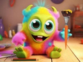 Spiel Malbuch: Monster  Online