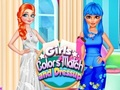 Spiel Mädchenfarben passen zusammen und verkleiden sich  Online