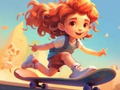 Spiel Malbuch: Skateboard fahren  Online