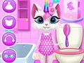 Spiel Tägliche Pflege für Kitty-Einhorn  Online