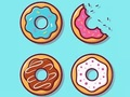 Spiel Malbuch: Donuts  Online