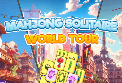 Spiel Mahjong Solitaire: Welttournee  Online