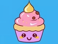 Spiel Malbuch: Cupcake  Online