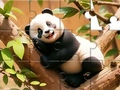Spiel Puzzle: Panda auf Baum  Online