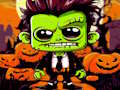 Spiel Franky & Vampir Halloween-Puzzle  Online