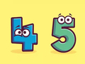 Spiel Malbuch: Nummer 4-5  Online