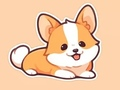 Spiel Malbuch: Corgi  Online