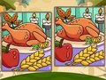 Spiel Thanksgiving Finde die Unterschiede  Online