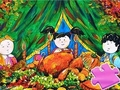 Spiel Puzzle: Frohes Erntedankfest  Online