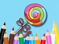 Spiel Malbuch: Lutscher  Online
