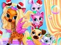 Spiel Haustierpflege-Blasenparty  Online