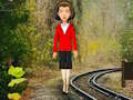 Spiel Mädchen entkommt der Bahnstrecke  Online