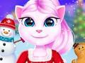 Spiel Katzenmädchen-Weihnachtsdekorationsspiel  Online