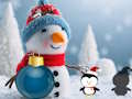Spiel Weihnachts-Schneemann-Gartenflucht  Online
