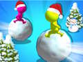Spiel Weihnachts-Schneeball-Arena  Online