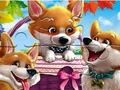 Spiel Puzzle: Lustige Corgis  Online