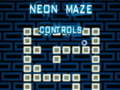 Spiel Kontrolle über das Neonlabyrinth  Online