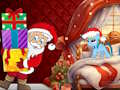 Spiel Lustige Weihnachtsflucht mit dem Weihnachtsmann  Online
