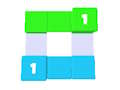 Spiel Blockige Farbe  Online