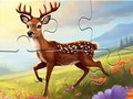 Spiel Puzzle: Laufendes Reh  Online