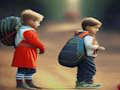 Spiel Zurück zur Schule-Puzzle  Online
